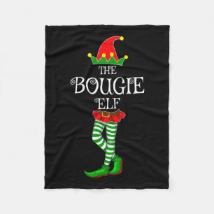 The Bougie Elf Family Matching Xmas Funny Idea Chr Fleecedecke
