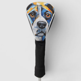 The Boxer Dog Portrait 004 - Sable Gabriel Golf Headcover