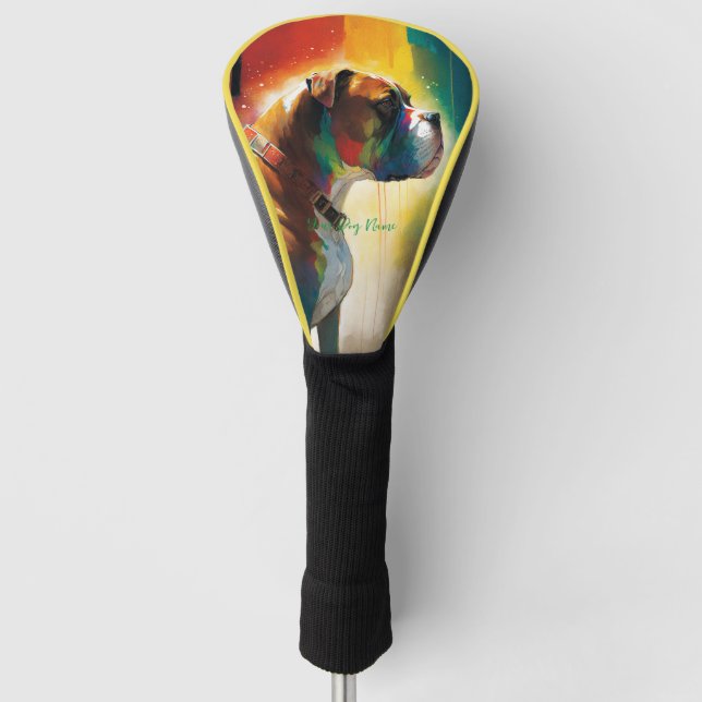 The Boxer Dog - Zusammensetzung 010 Golf Headcover (Vorderseite)