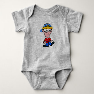 the boy for boy baby strampler
