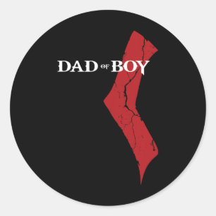 The Boy - Vater Video Game Vatertag Edition Runder Aufkleber