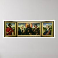 The Braque Family Triptych: (LtoR) St. John the Ba