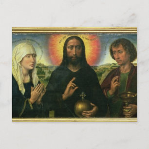 The Braque Family Triptych: (LtoR) St. John the Ba Postkarte