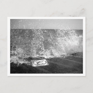 The Breakwall, Lake Michigan, Chicago, IL Postkarte