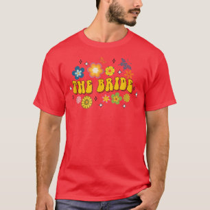 The Bride Bridesmaids Groovy Junggeselinnen-Abschi T-Shirt