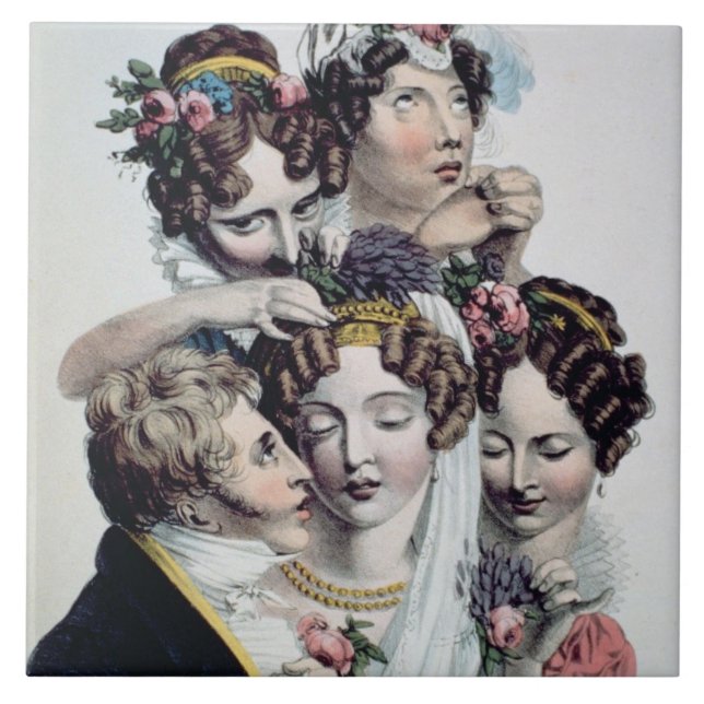 The Bride, c.1820 (litho) Fliese (Vorderseite)