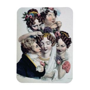 The Bride, c.1820 (litho) Magnet
