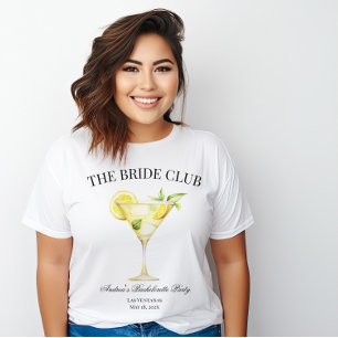The Bride Social Club Lemon Cocktail Bride T-Shirt