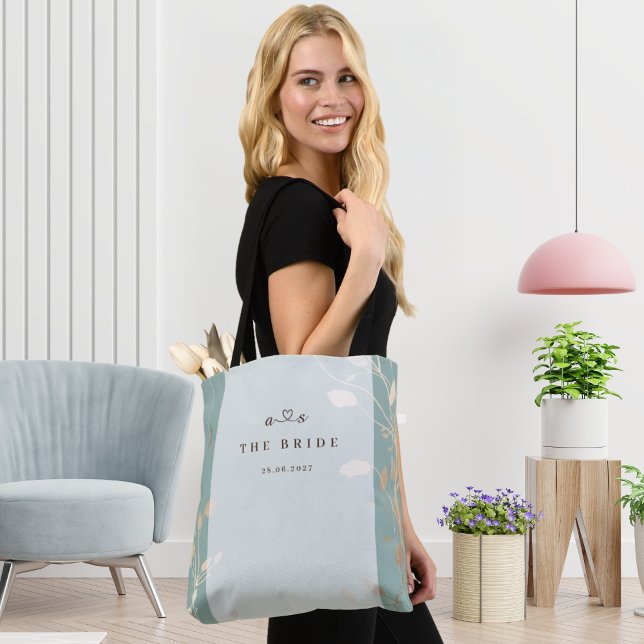 The Bride Tote Bag | Sage Green & Gold (Von Creator hochgeladen)