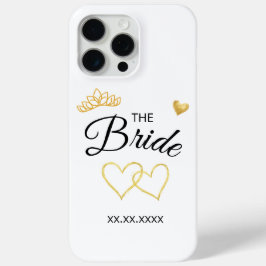 The Bride Wedding Date Elegant Design Case-Mate iPhone Hülle