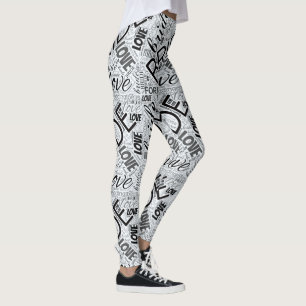 The Bride Word Cloud Black ID253 Leggings
