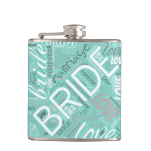 The Bride Word Cloud White ID253