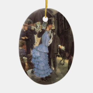 The Bridesmaid (alias The Traveller) von James Tis Keramikornament