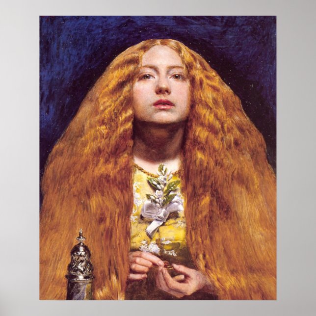 The Bridesmaid, c.1851, von John Everett Millais Poster (Vorne)