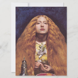 The Bridesmaid (von John Everett Millais) Karte