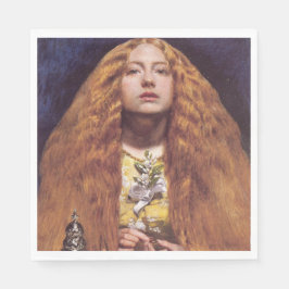 The Bridesmaid (von John Everett Millais) Serviette