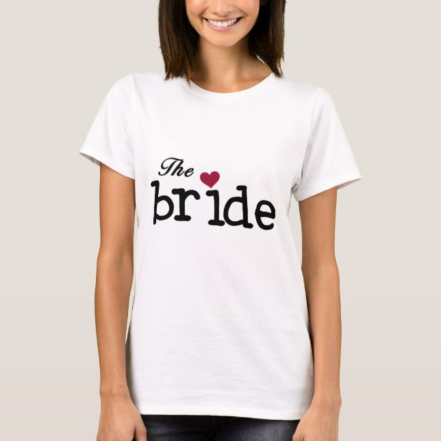 The Bridge Black mit Red Heart T-Shirt (Vorderseite)