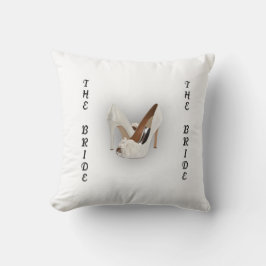 The Bridge Heelses White Mono American Mojo Pillow Kissen