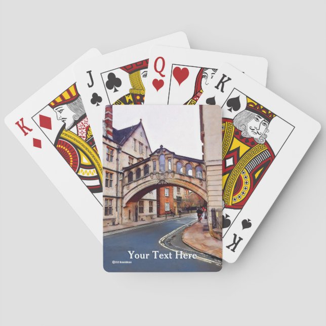 The Bridge of Sighs - Oxford Spielkarten (Rückseite)