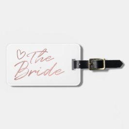 The Bridge - Rose Gold Imitats Folie Gepäckanhänge Gepäckanhänger