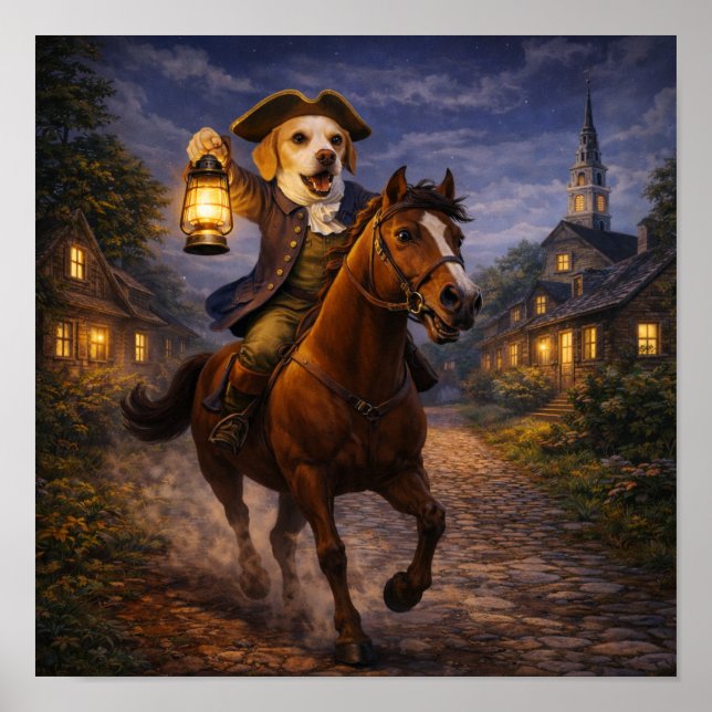 "The British Are Coming" Poster (Vorne)