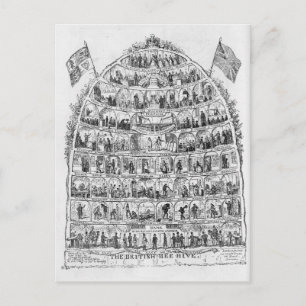 The British Biene, 1867 Postkarte