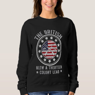 The British Blew A 13 Colony Lead Shirts Funny 4th