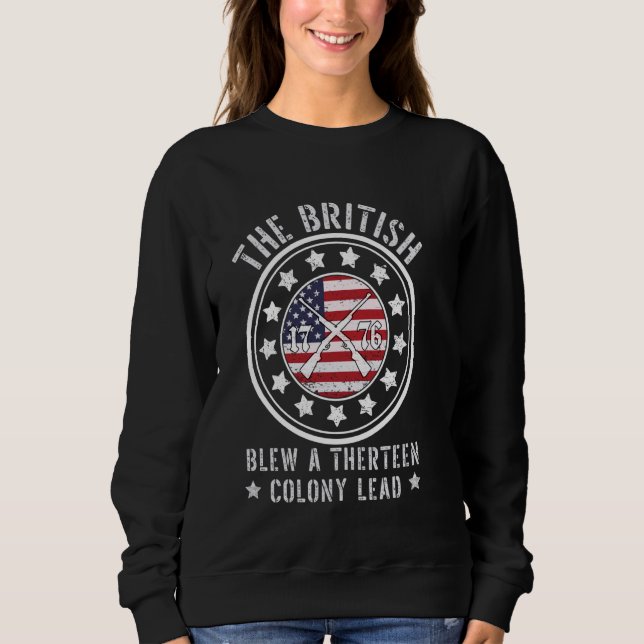 The British Blew A 13 Colony Lead Shirts Funny 4th (Vorderseite)
