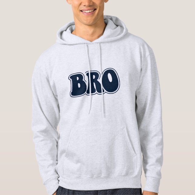 "The Bro Code" Kapuzenpullover Hoodie (Vorderseite)