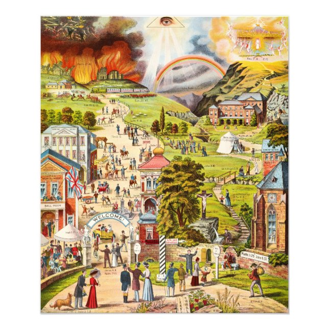 The Broad and Narrow Way by British SChool Fotodruck (Vorne)