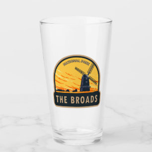 The Broads Nationalpark England Vintage Glas