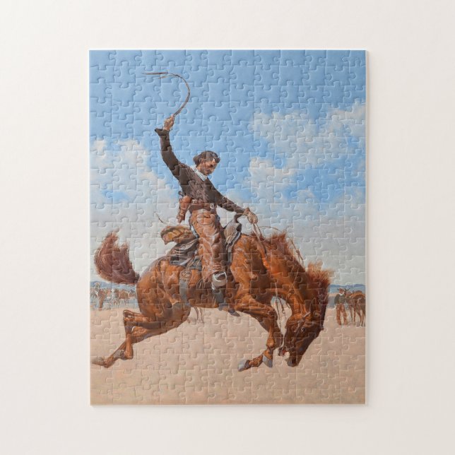 The Bronco Buster (von Frederic Remington) Puzzle (Vertikal)