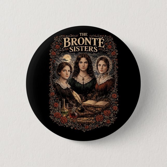 The Brontë Sisters Button (Vorderseite)