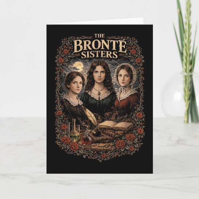 The Brontë Sisters Feiertagskarte (Vorderseite)