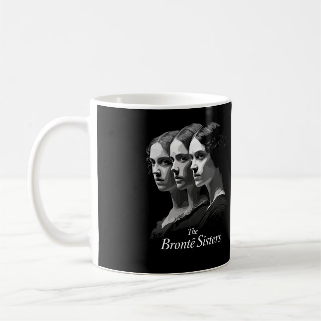 The Brontë Sisters Kaffeetasse (Links)