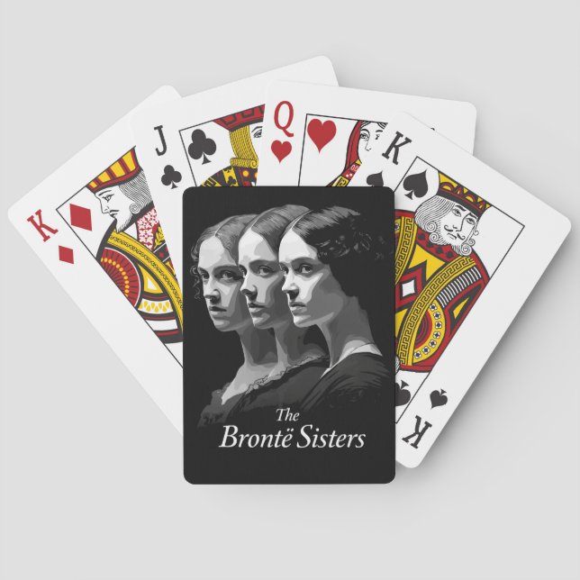 The Brontë Sisters Spielkarten (Rückseite)