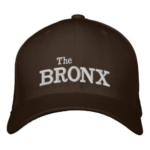 "The BRONX" FlexFit-Wolle-Hülle bestickt Bestickte Baseballkappe