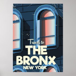 The Bronx New York City Reiseplakat Poster
