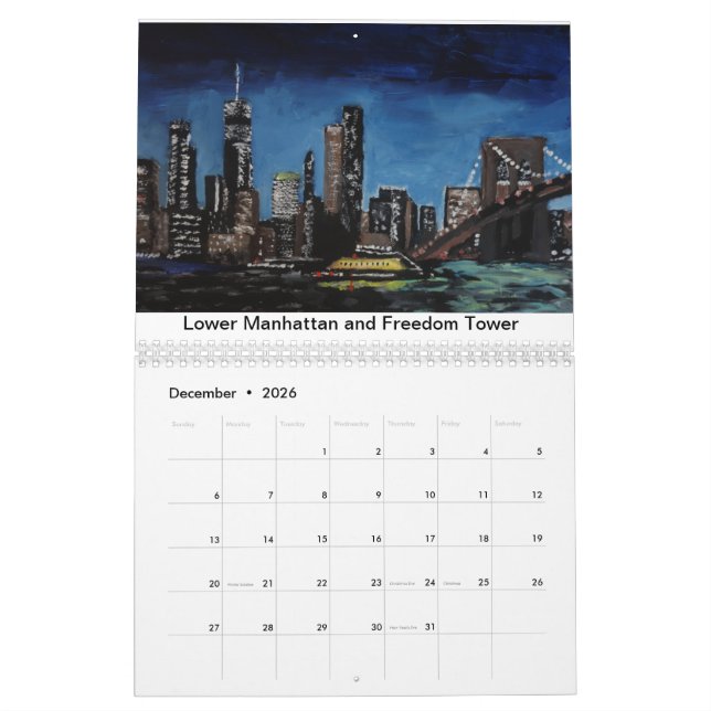 The Brooklyn Bridge 2023 Calendar Kalender (Dez 2026)