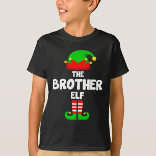 The Brother Elf Funny Christmas Matching Family Pa T-Shirt
