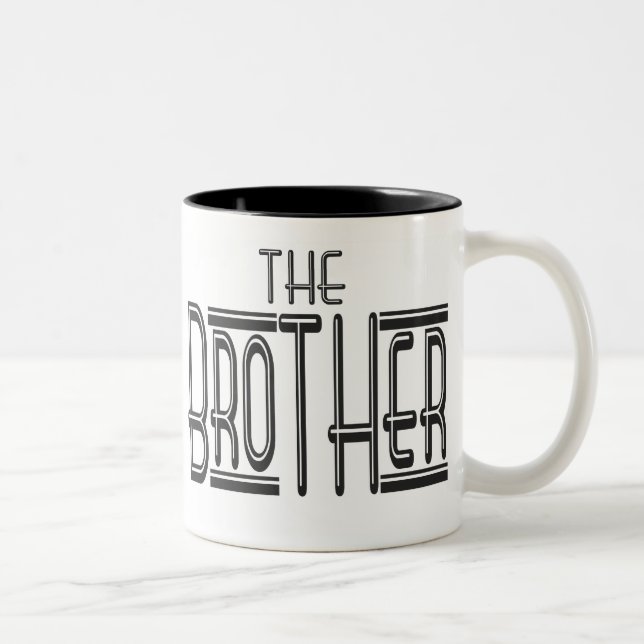 "The Brother Tasse" Zweifarbige Tasse (Rechts)