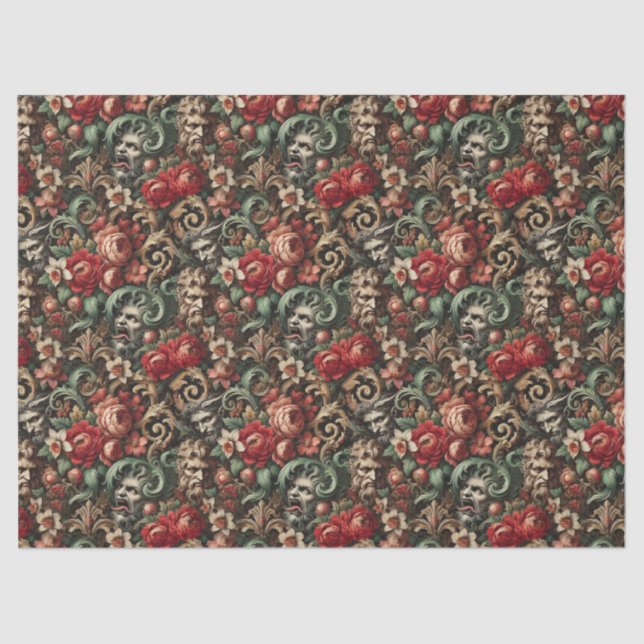 The Brothers Green - Gothic Viktorianisch Seidenpapier (Vorderseite)