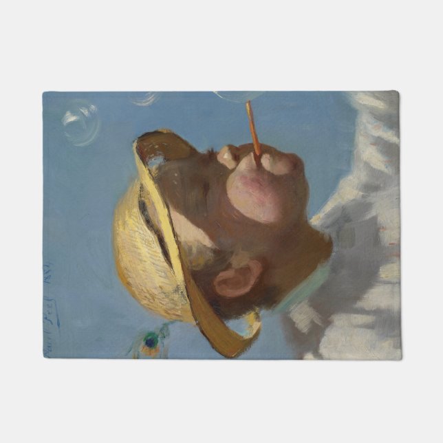 The Bubble Boy (von Paul Peel) Fußmatte (Vorderseite)