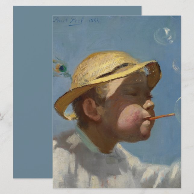 The Bubble Boy (von Paul Peel) Karte (Vorne/Hinten)