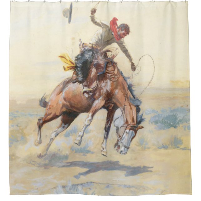 The Bucker 1904 Charles Marion Russell Duschvorhang (Vorderseite)