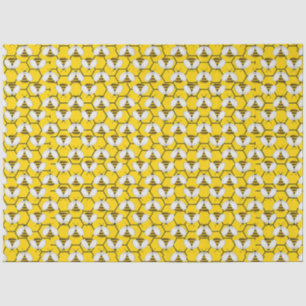 The Bumble Bee and Honey Series Design 1 Seidenpapier