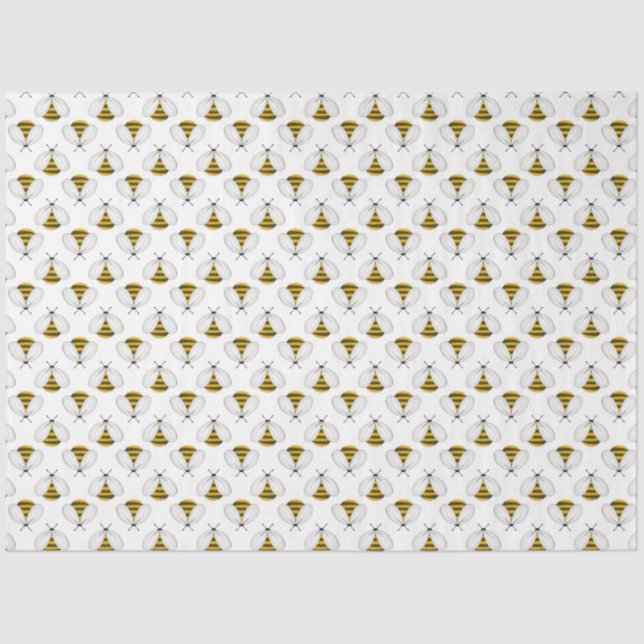 The Bumble Bee and Honey Series Design 8 Seidenpapier (Vorderseite)