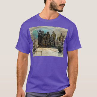 The Burghers of Calais von Rodin in London T-Shirt