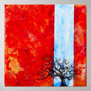 The Burning Bush of Moses - Exodus 3:1-22 Poster