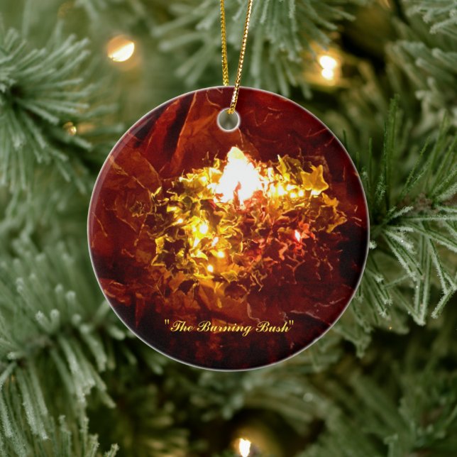 "The Burning Bush"-Ornament Keramik Ornament (Baum)